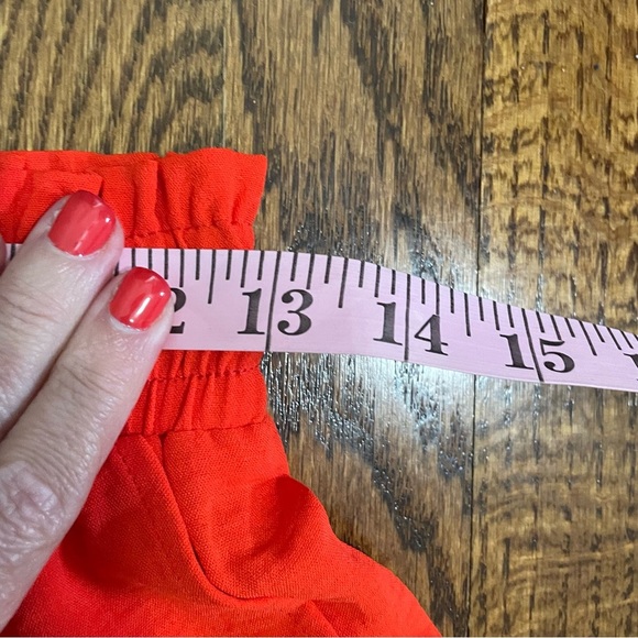 C & Z Dress Shorts Bright Orange/Red Size Small, NWT - Picture 8 of 9